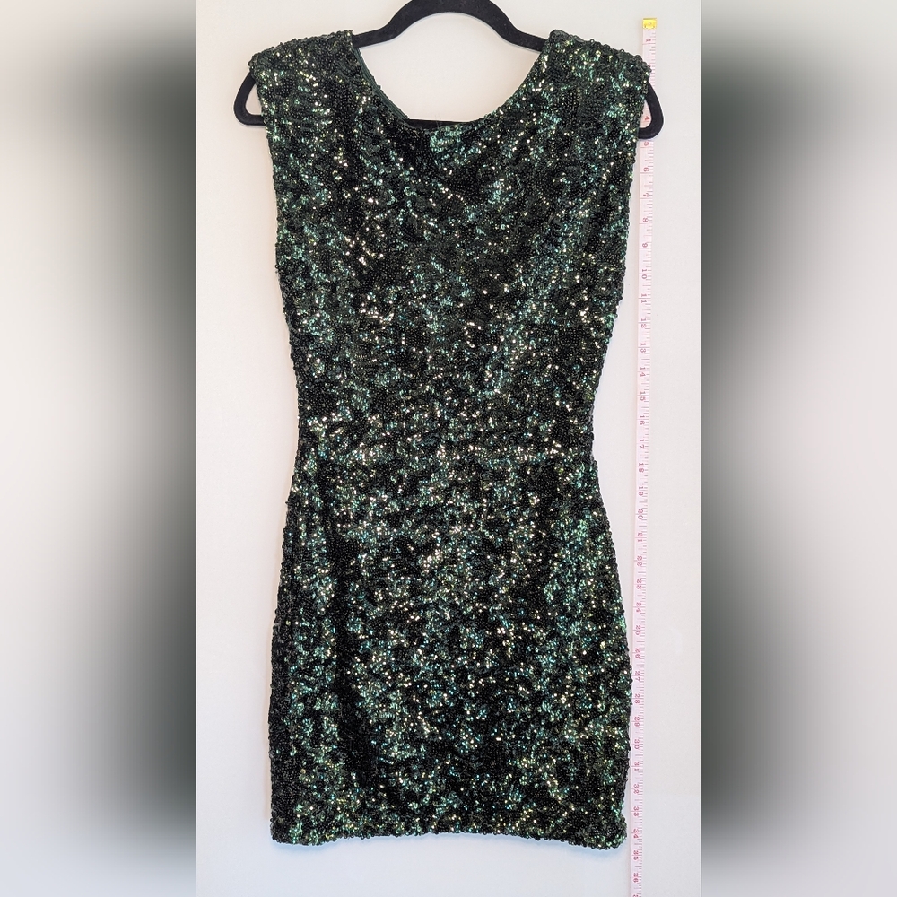 Alice + Olivia Gree Sequin Mini Dress